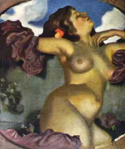 Ruhende Mänade, um 1900