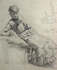 Lady with teacup, undatiert