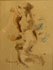 Stehender weiblicher Akt,